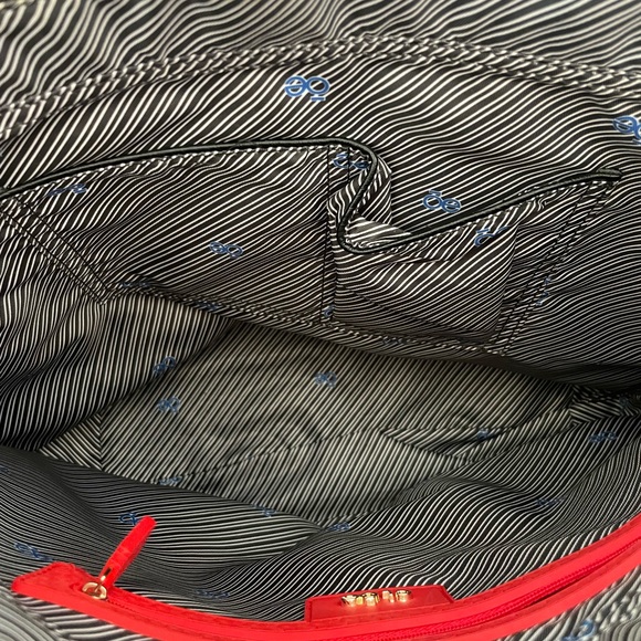 ōe Moda Chlōe black vegan leather tote bag laptop bag - Picture 7 of 13